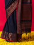 Neelkanth Bronze Jamdani Cotton Saree with Blouse Fabric